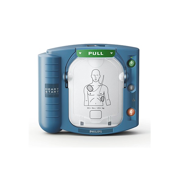 Hjärtstartare Philips HeartStart HS1, halvautomatisk