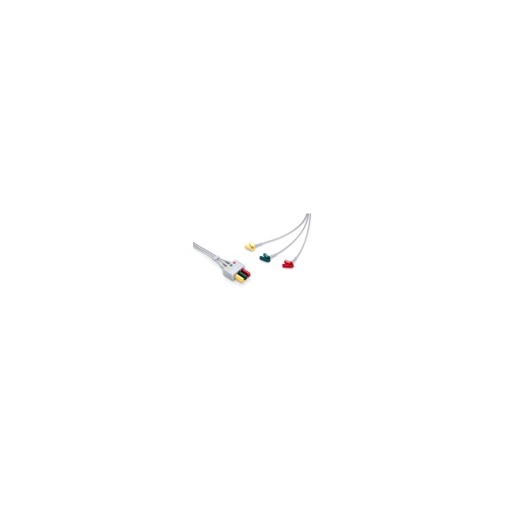 Beneheart D30, 3-avledn EKG-kabel, neonatal
