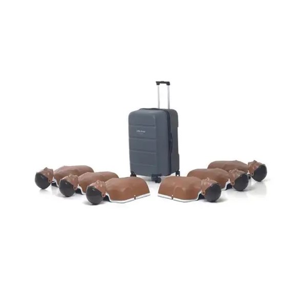 Little Anne Dark 6-pack, rullväska med Bluetooth-aktiverade dockor