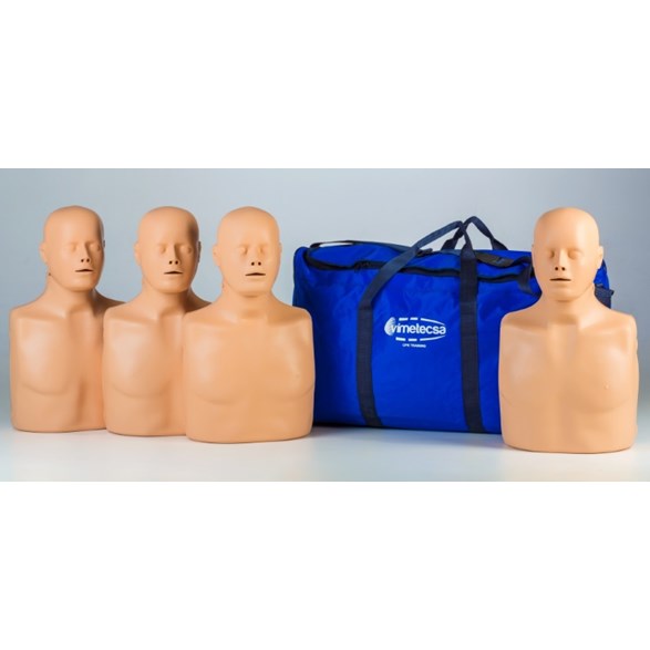 Practiman Advanced HLR-docka, 4-pack med väska
