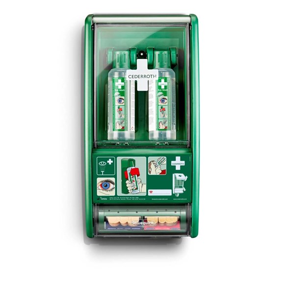 Cederroth Ögonduschstation, 500ml x2+plåster