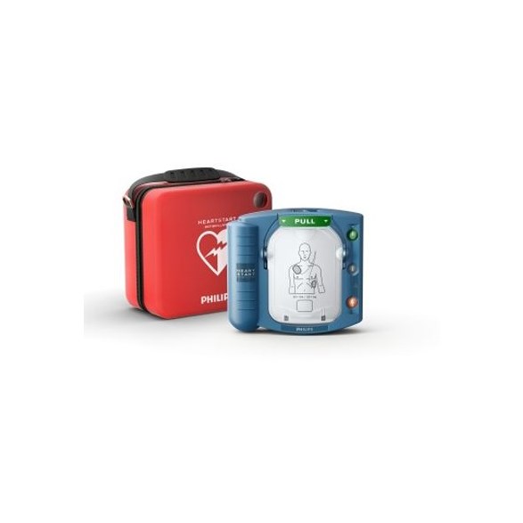 Defibrillator, Philips HS1 med väska