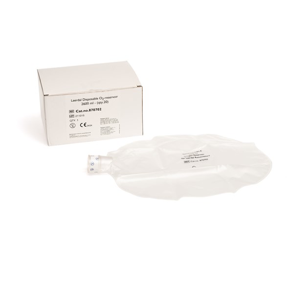 Reservoarblåsa vuxen, 2600ml, engångs, 20-pack