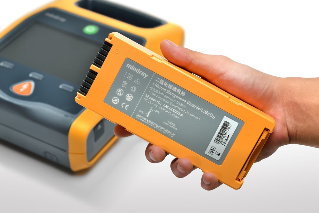 Defibrillatorbatteri, D1 Pro, ej laddbart