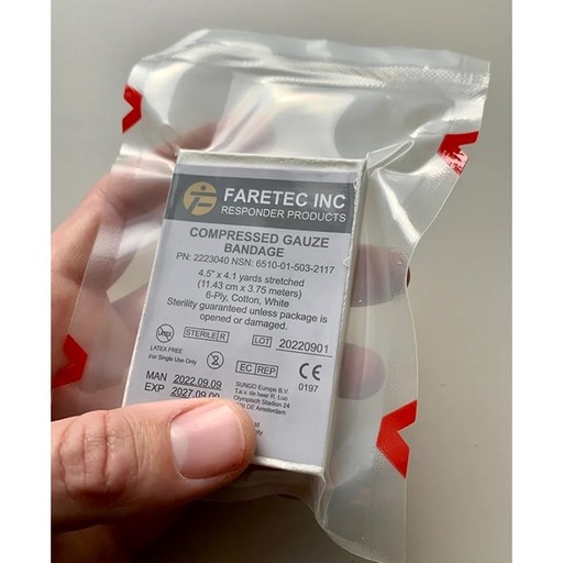 Responder Gauze, komprimerad