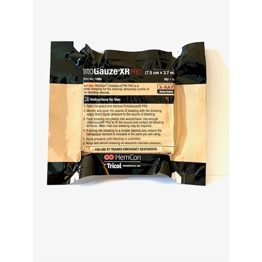 ChitoGauze XR PRO-Z-vikt, blodstoppare