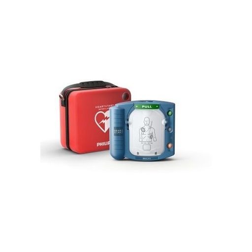 Defibrillator, Philips HS1 med väska