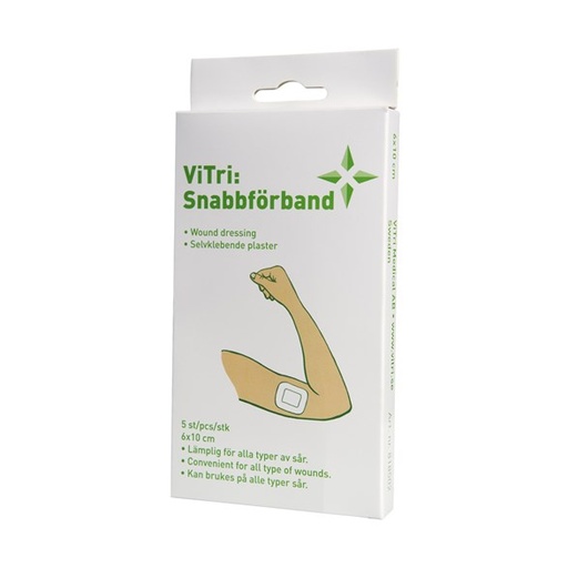Snabbförband 6x10 cm S, 5-st