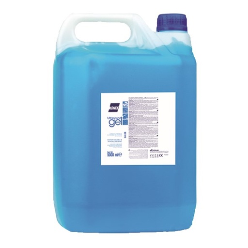 Ultraljudsgel, osteril, saltfri, 5l, färgad