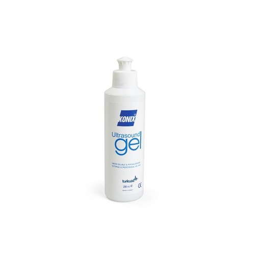 Ultraljudsgel ofärgad, smal flaska, 250 ml