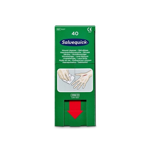 Cederroth Sårtvätt 40-pack, refill till Tavla&Skåp