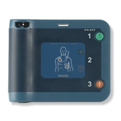 Defibrillator, Philips FRx, halvautomatisk, med batteri